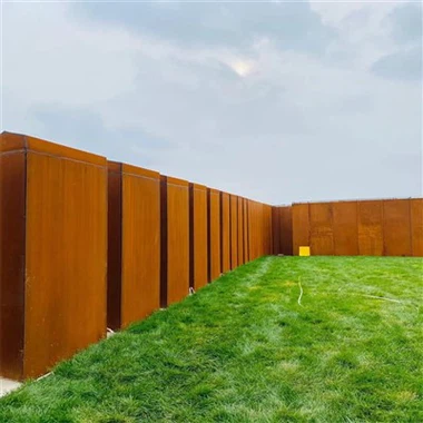 Ua ntej Rusted Corten Steel